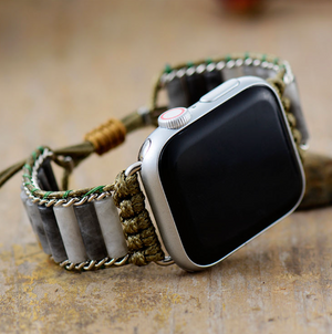 Gris Jaspis - Apple Watch Wickelarmband