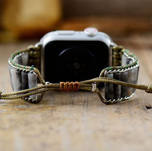 Gris Jaspis - Apple Watch Wickelarmband