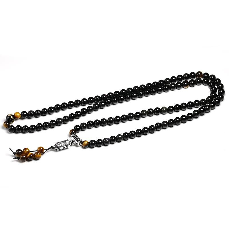 Nero Obsidian Buddha - Armband - LAMIVA.de
