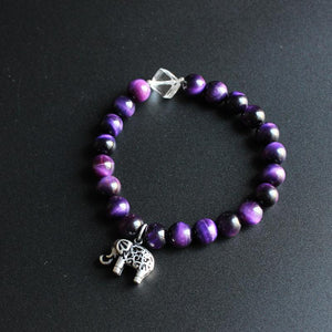 Purple Elephant - Armband - LAMIVA.de