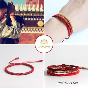 Red Tibet - Armband - LAMIVA.de